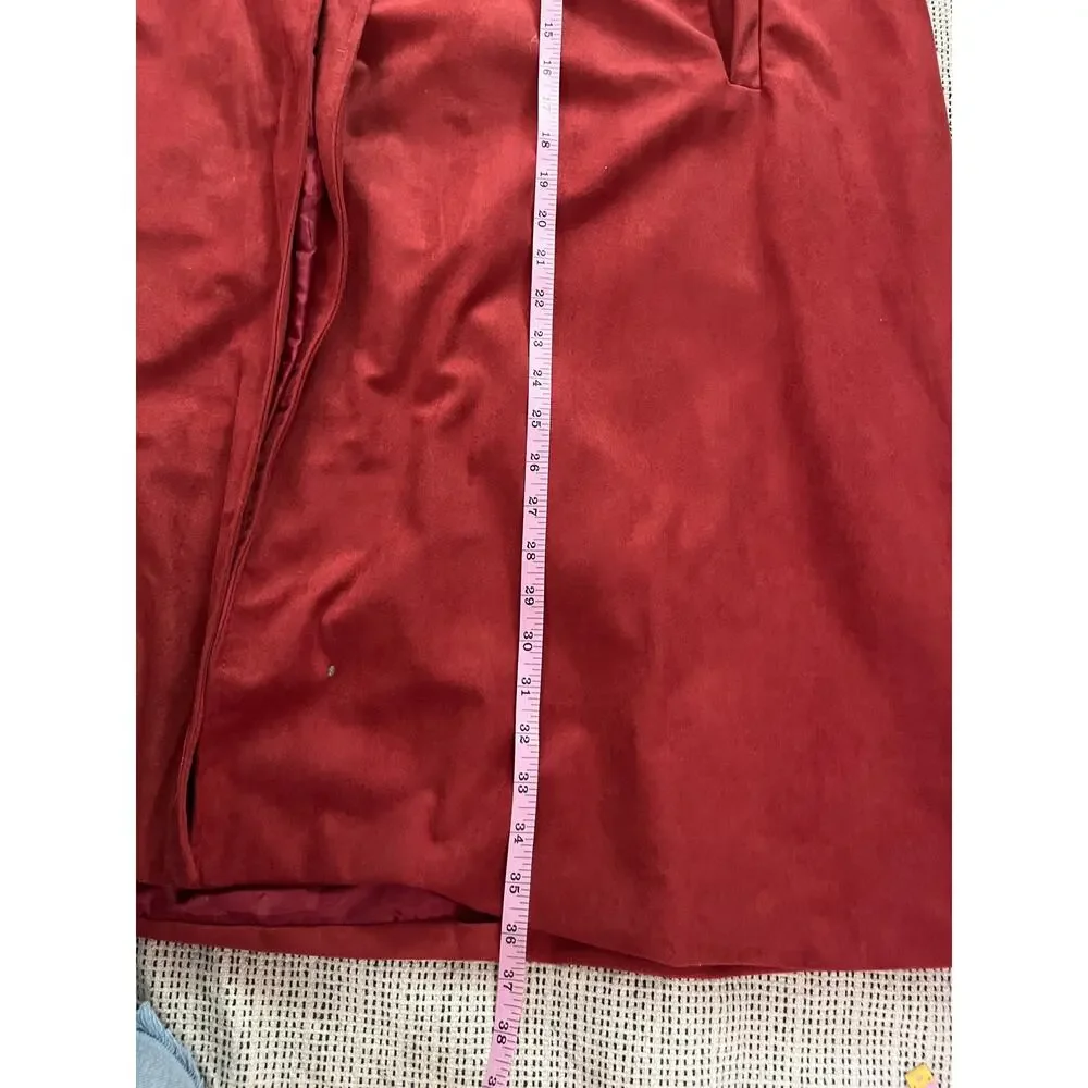 Cape/coat swallow red order plus size Med